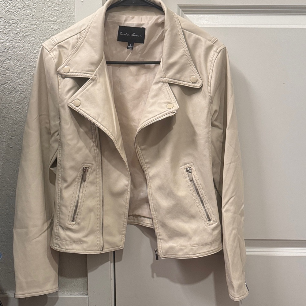 Andrew Marc Women's Tan Leather Jacket